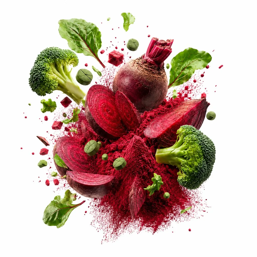 Betterave et brocoli, légumes verts et rouges, antioxydants, ingrédient clé One Boost Chutex