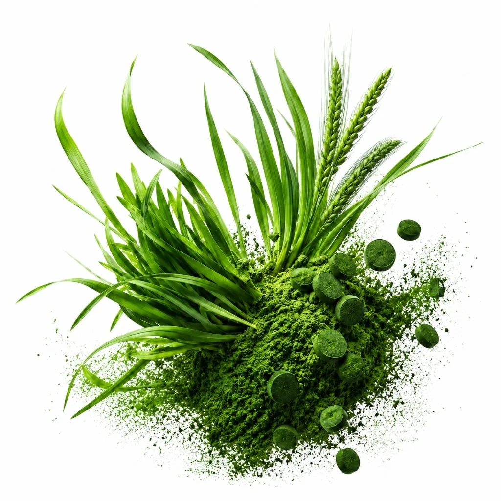 Orge et blé verts, herbes de céréales, chlorophylle et supergreens, ingrédient clé One Boost Chutex