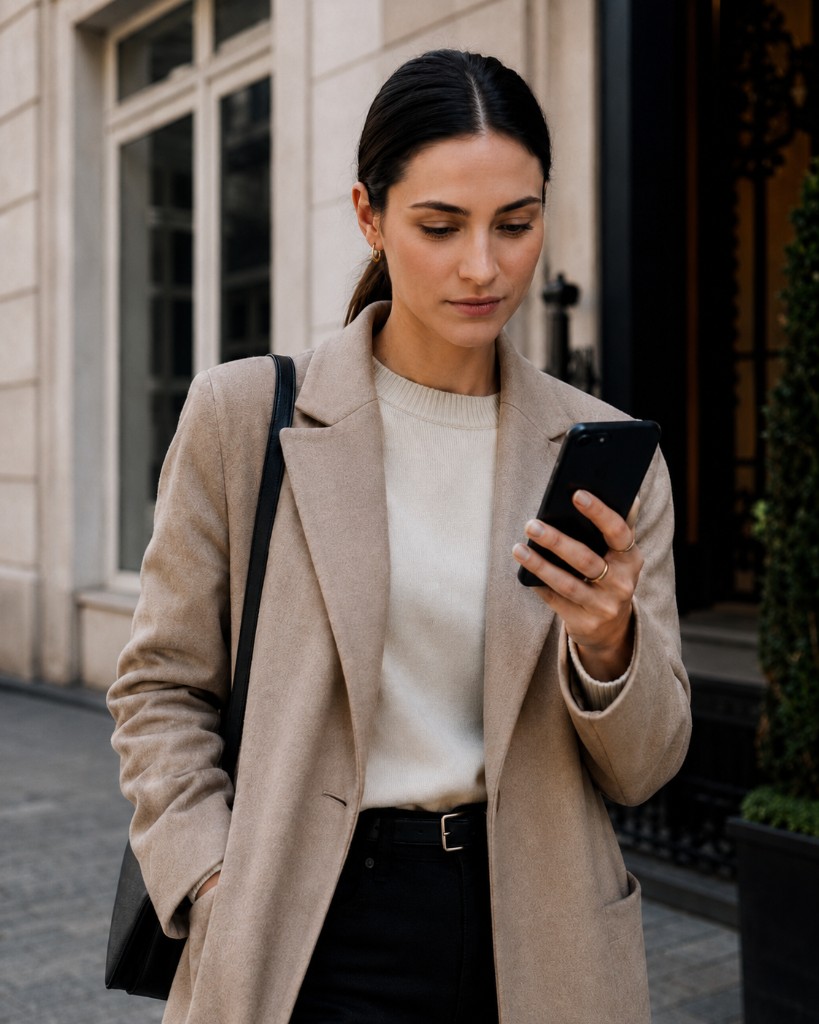 Proche recevant une alerte de chute Elder sur l'application Chutex