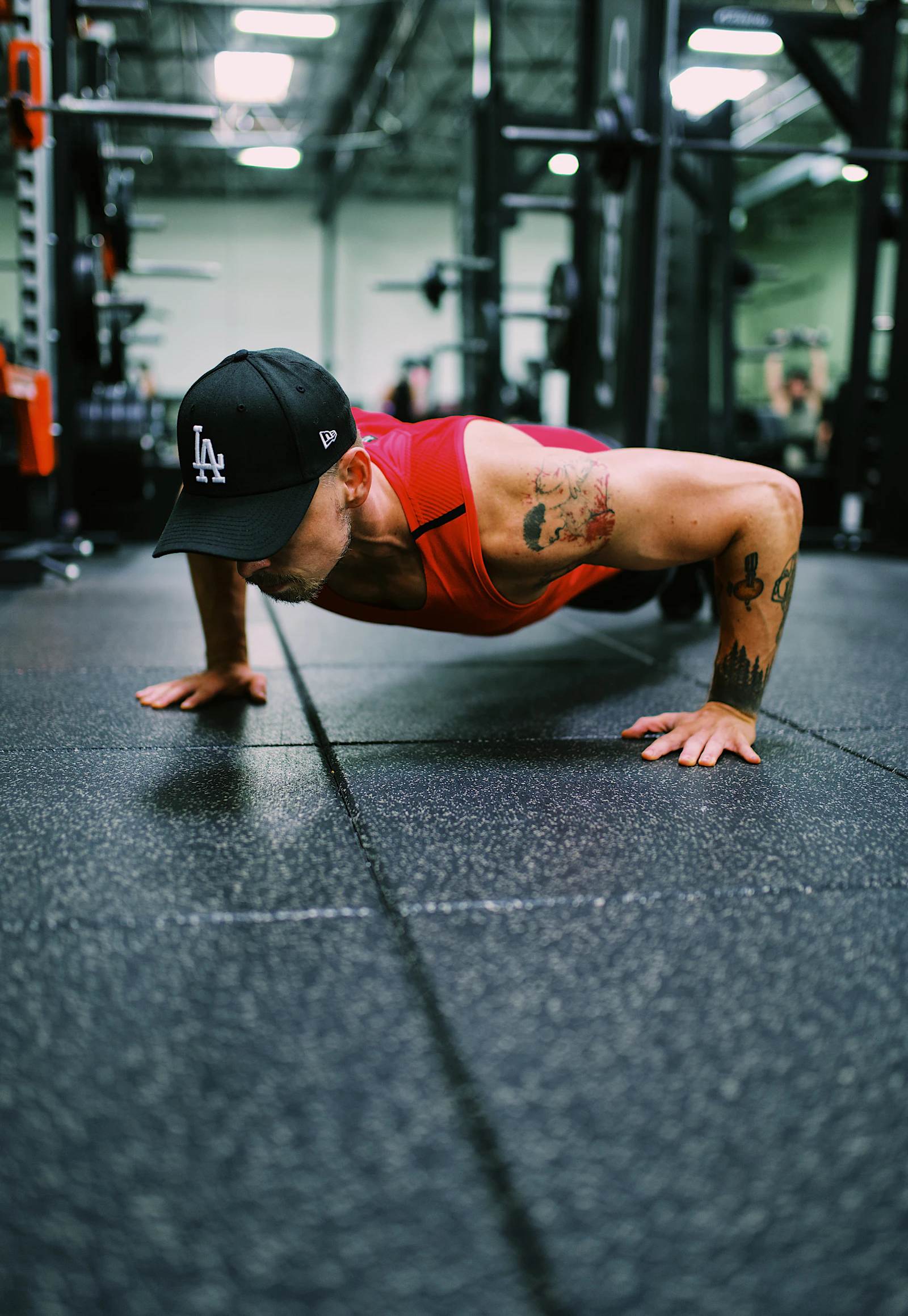 Exercice de musculation au poids du corps